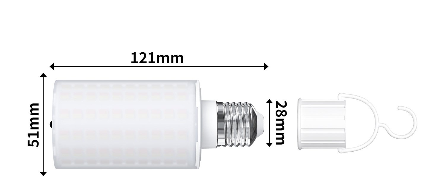 S110-Magnetic USB-C Rechargeable CW/RGBCW Corn Light, 360° All-Surface Ambient Lighting, Suitable for Wall Lamps and Table Lamps - Image 6