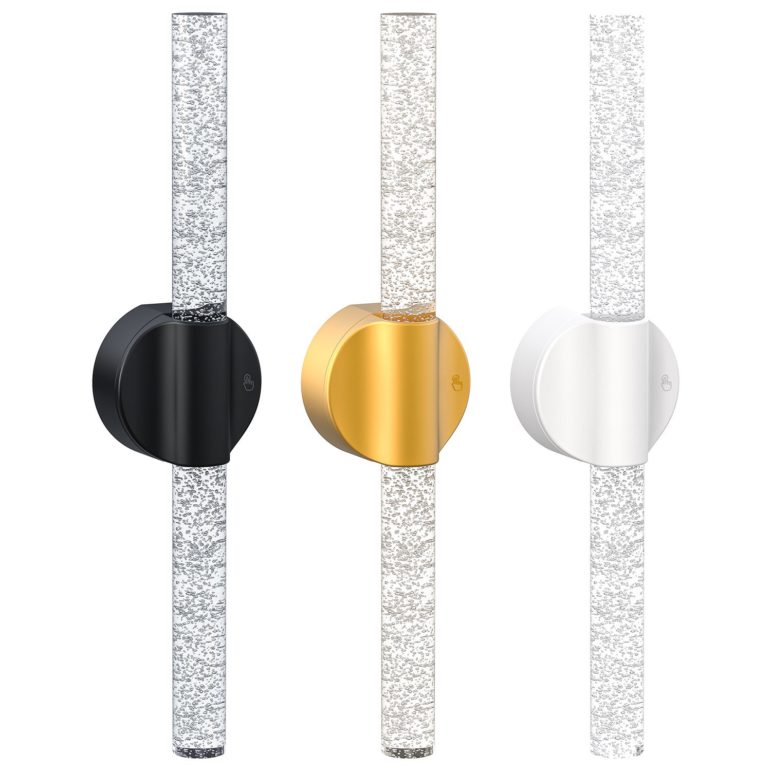 S078-Wireless Magnetic LED Acrylic Wall Sconce, Dimmable Rechargeable Ambient Lighting for Hotel Corridor, Stairwell & Bedroom Decor - Image 2