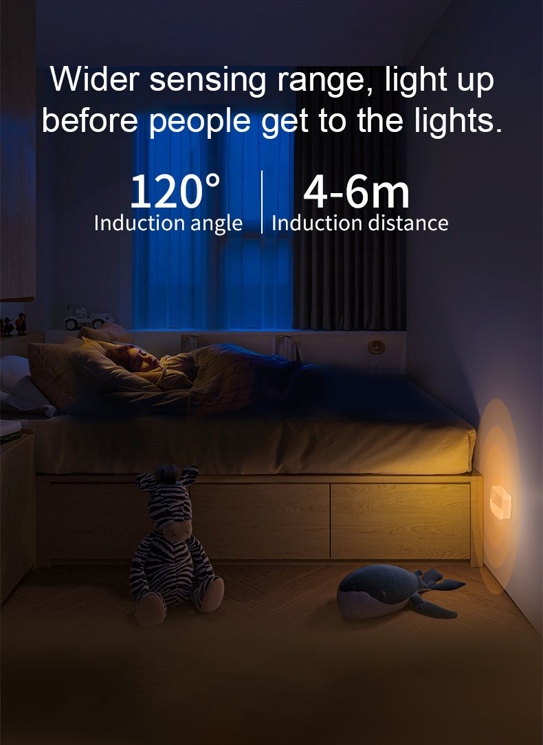 S046-Wireless Motion Sensor Night Light | USB Rechargeable / AA Battery Powered LED Cabinet Lamp - Image 7
