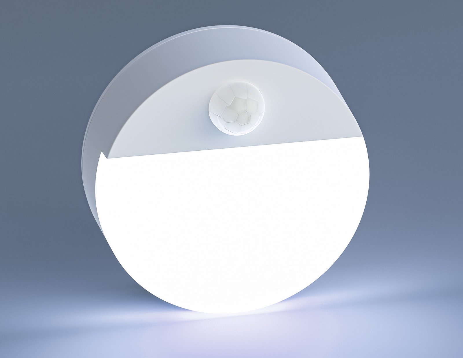 S031-Round Single Color LED Motion Sensor Night Light, AA Battery Powered Wireless Sensor Lamp for Bedroom, Toilet, Closet & Hallway - Image 7