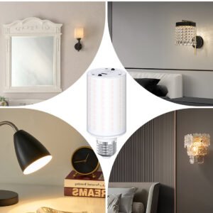 S110-Magnetic USB-C Rechargeable CW/RGBCW Corn Light, 360° All-Surface Ambient Lighting, Suitable for Wall Lamps and Table Lamps