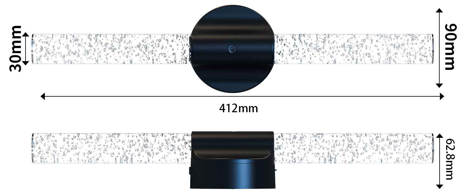 S078-Wireless Magnetic LED Acrylic Wall Sconce, Dimmable Rechargeable Ambient Lighting for Hotel Corridor, Stairwell & Bedroom Decor - Image 6